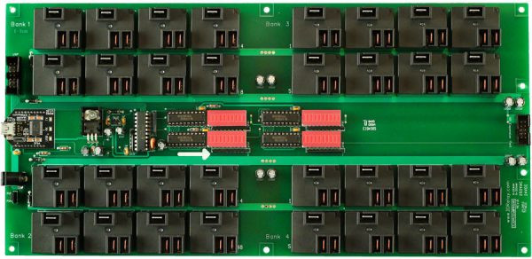 Industrial High-Power Relay Controller 32-Channel + UXP Expansion Port