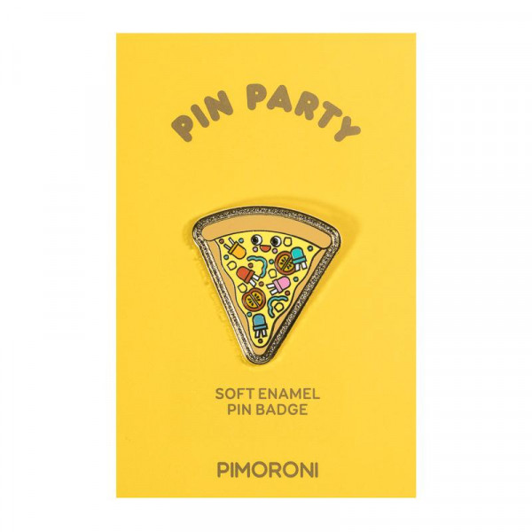 Pimoroni Component Pizza – Pimoroni Pin Party Enamel Pin Badge