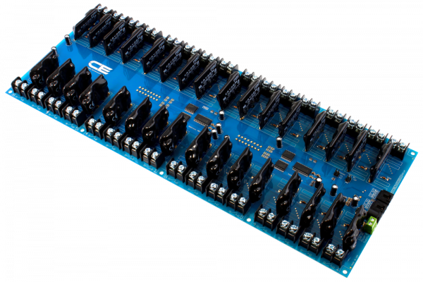 32-Channel Solid State Relay Controller with I2C Interface