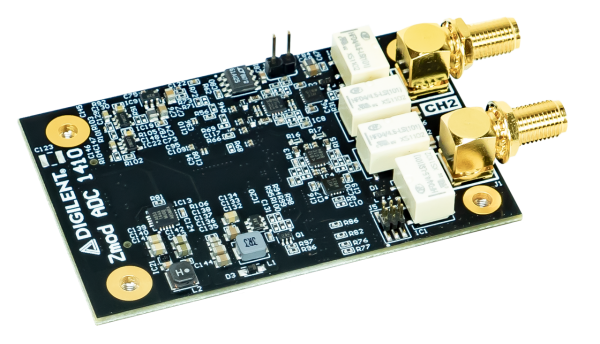 Zmod ADC 1410: SYZYGY-compatible Dual-channel 14-bit Analog-to-Digital Converter Module