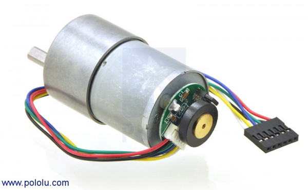 30:1 Metal Gearmotor 37Dx52L mm with 64 CPR Encoder