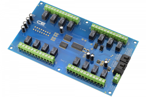 16-Channel 1-Amp SPDT Signal Relay Controller with I2C Interface