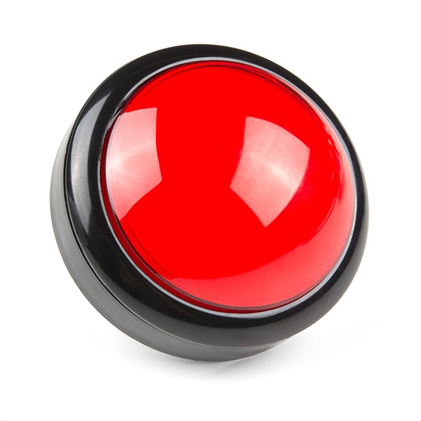 Big Dome Push button - Red