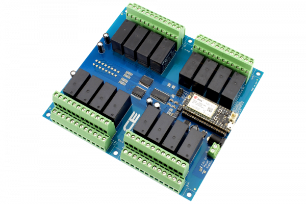 16-Channel DPDT Signal Relay Shield with IoT Interface