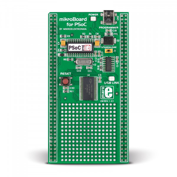mikroBoard for PSoC with CY8C27643
