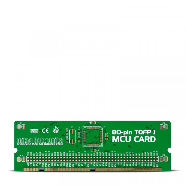 BIGdsPIC6 80-pin TQFP 1 MCU Card Empty PCB