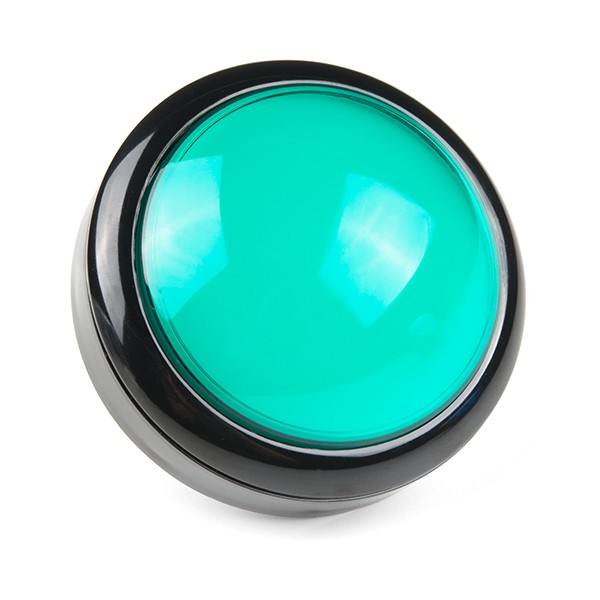 Big Dome Push Button - Green