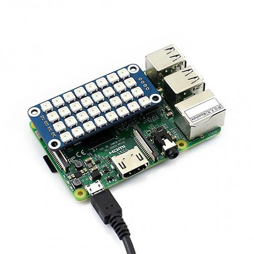 True color RGB LED HAT for Raspberry Pi, colorful display