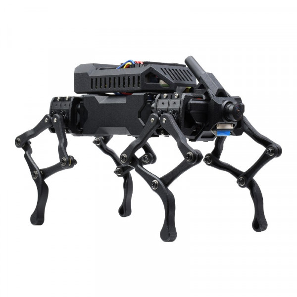 WAVEGO PI4 Kit , 12-DOF Bionic Dog-Like Robot, Open Source for ESP32 And PI4B, Facial Recog