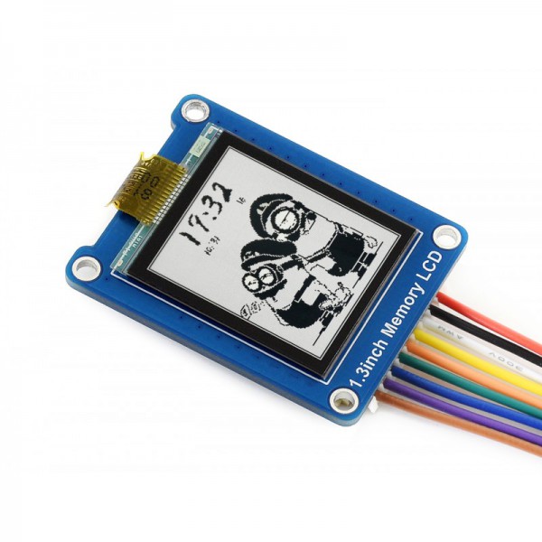 144x168, 1.3inch Bicolor LCD with Embedded Memory, Low Power