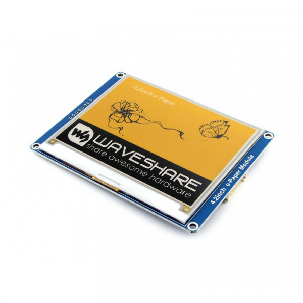 400x300, 4.2inch E-Ink display module, yellow/black/white three-color