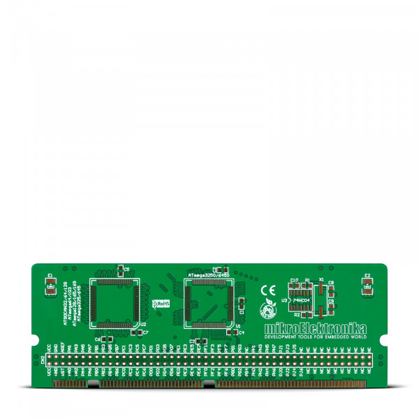 BIGAVR6 64-100-pin TQFP 1 MCU Card Empty PCB