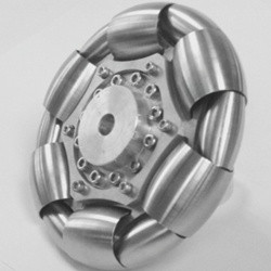 100mm Stainless Steel Rollers Omni Wheel for Ball Balance Ballbot