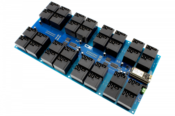32-Channel High-Power Relay Controller Shield with IoT Interface