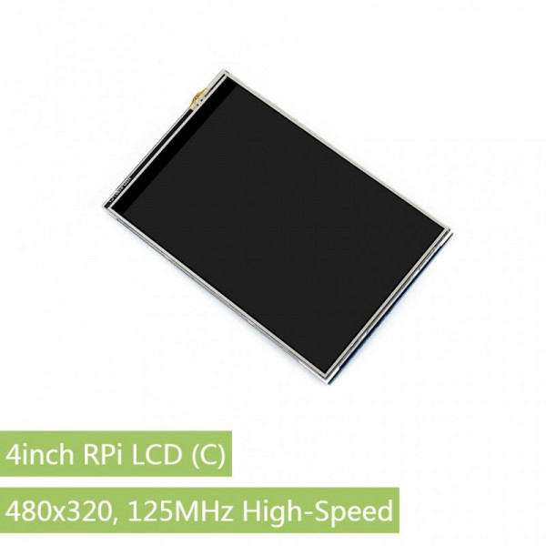 4inch RPi LCD (C), 480x320, 125MHz High-Speed SPI