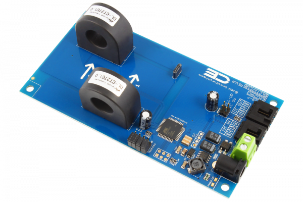 2-Channel On-Board 97% Accuracy AC Current Monitor with I2C Interface