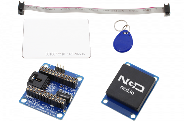 RFID Receiver and I2C Adapter with USB Interface for Particle Photon