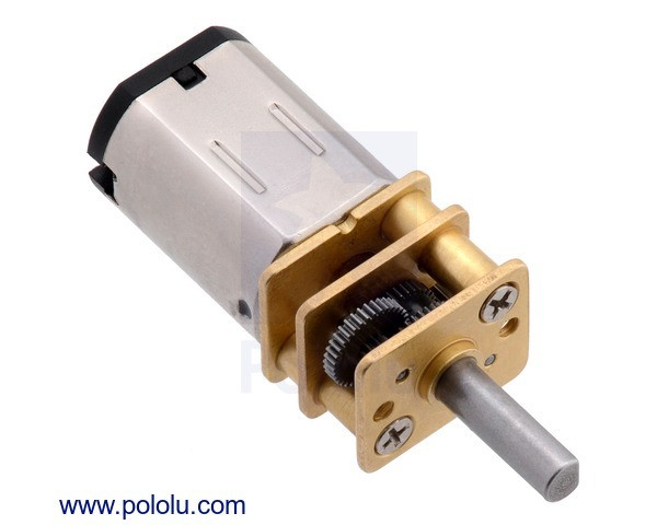 30:1 Micro Metal Gearmotor LP 6V with Extended Motor Shaft
