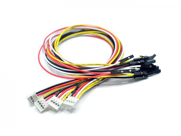 Grove - 4 pin Female Jumper to Grove 4 pin Conversion Cable (5 PCs per Pack)