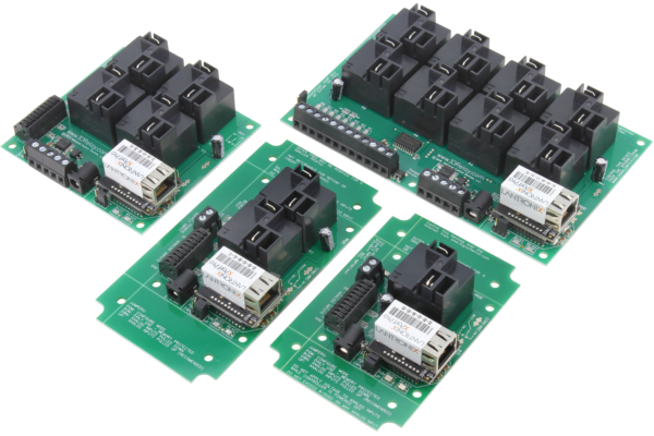 Web Relay Controller with 20 or 30 Amp Relays & Web Page Interface