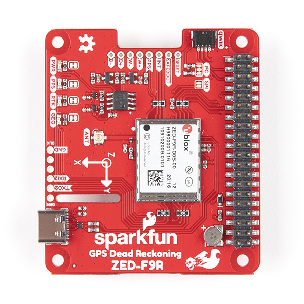 SparkFun GPS-RTK Dead Reckoning pHAT for Raspberry Pi Product Code: SFES GPS-16475