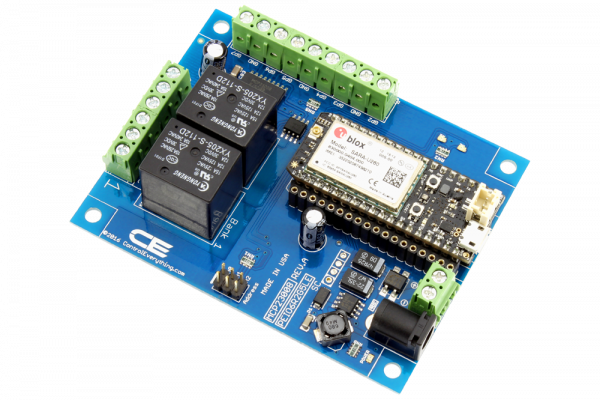 2-Channel General Purpose SPDT Relay Shield + 6 GPIO with IoT Interface
