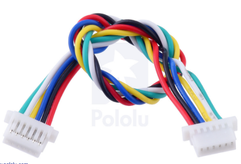 6-Pin Female-Female JST SH-Style Cable 10cm