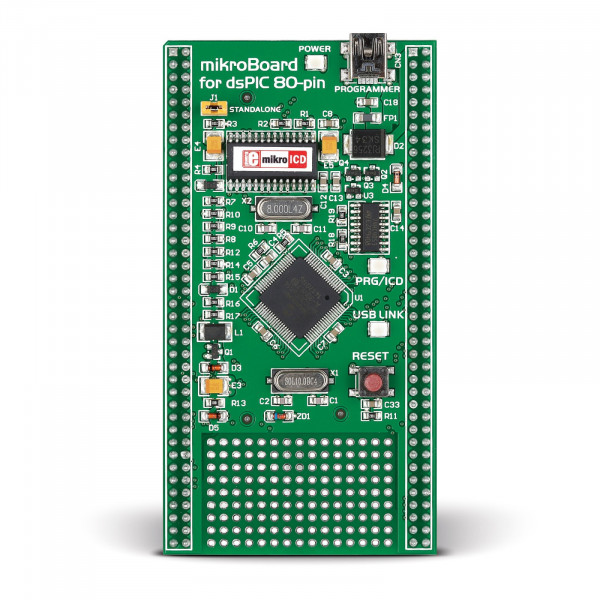 mikroBoard for dsPIC with dsPIC30F6014A