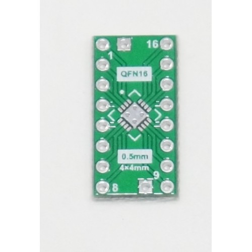 Adapter PCB - SMD to DIP - QFN16 to DIP16