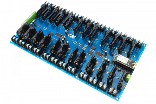 24-Channel Solid State Relay Shield + 8 GPIO with IoT Interface