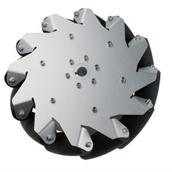(10 inch) 254mm Aluminum Mecanum Wheel Left /bearing rollers