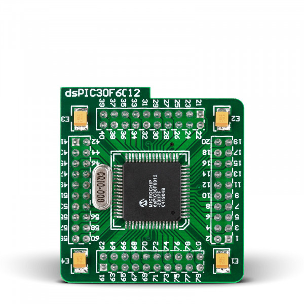 MCU card with dsPIC30F6014A Microcontroller