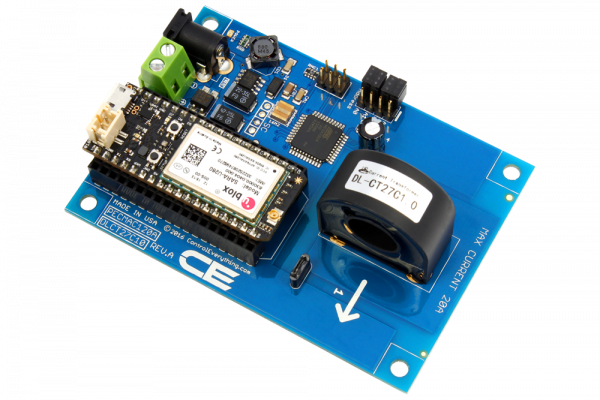 1-Channel On-Board 97% Accuracy 70-Amp AC Current Monitor with IoT Interface