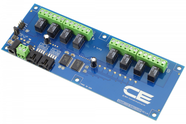 8-Channel 1-Amp SPDT Signal Relay Controller with I2C Interface