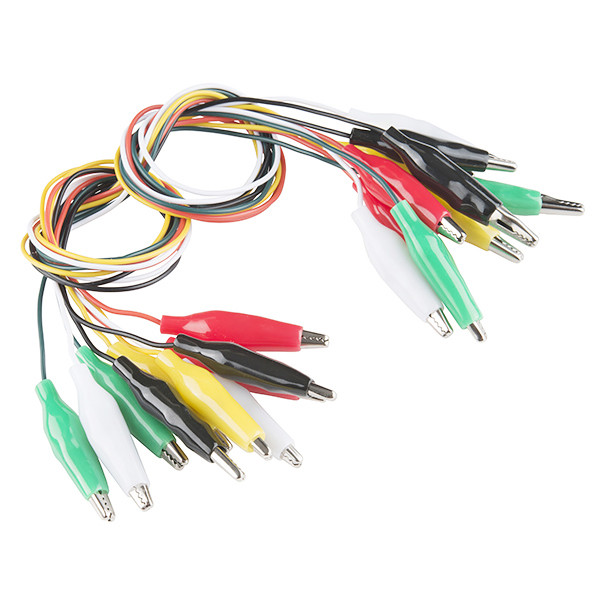Alligator Test Leads - Multicolored (Pack of 10)