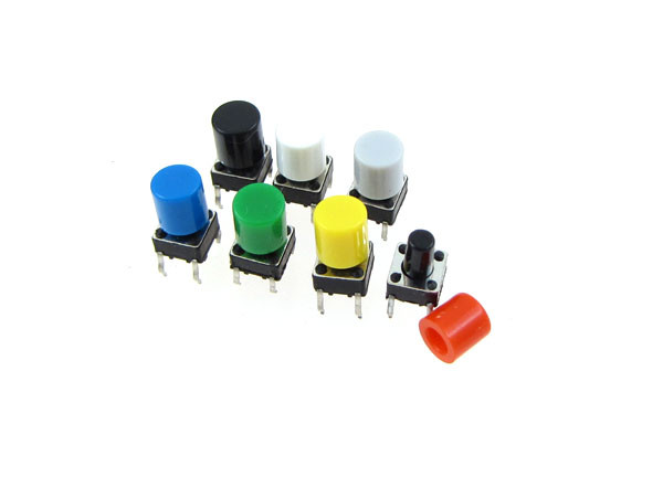 Tactile Button with Cap 6mm