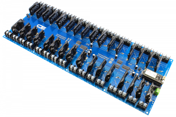 32-Channel Solid State Relay Shield with IoT Interface