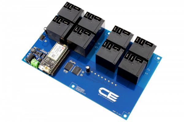 8-Channel High-Power Relay Controller Shield with IoT Interface