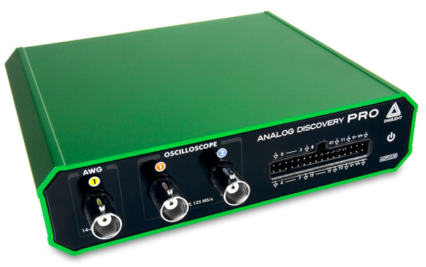 Analog Discovery Pro ADP2230: Mixed Signal USB Oscilloscope, Waveform Generator, Logic Analyzer
